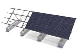 Estructuras fotovoltaicas sobre terreno con sistema CS-Land